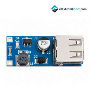 5 V 600 mA USB Çıkışı Voltaj Yükseltici Regülatör Kartı - Step Up